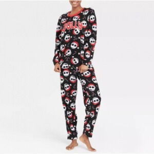 The Nightmare Before Christmas Fleece Pajama Set Adults Unisex Mens Womens XL